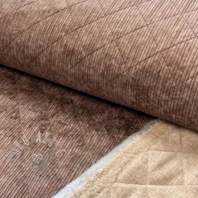 Corduroy QUILT brown