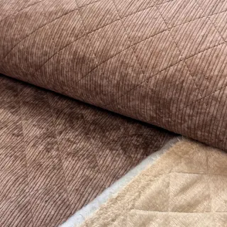 Corduroy QUILT brown