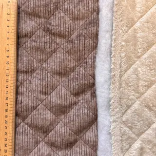 Corduroy QUILT brown