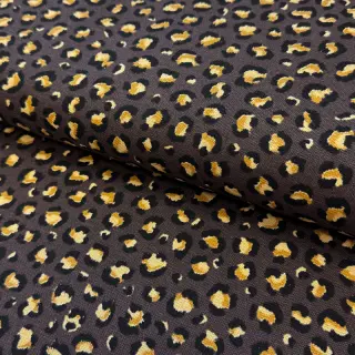 Decoration fabric premium Leopard animal small dark brown