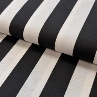 Decoration fabric premium Joyful basic stripe black