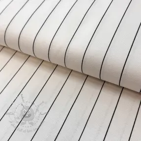Decoration fabric premium Perfect thin lines black