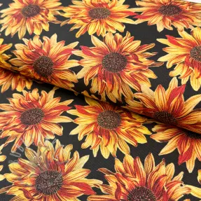 Decoration fabric premium Golden bloom night digital print