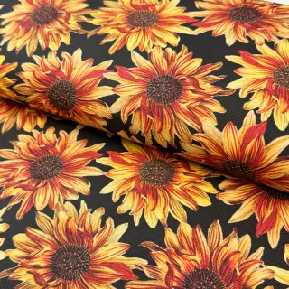 Decoration fabric premium Golden bloom night digital print