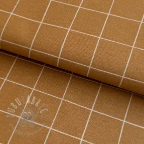 Decoration fabric premium Freehand grid lines