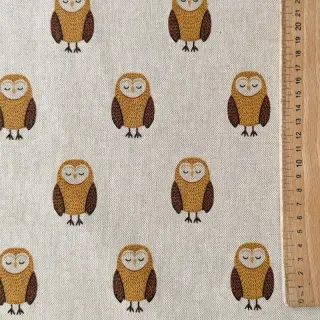 Decoration fabric Linenlook Night owl nap