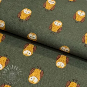 Decoration fabric premium Night owl nap army