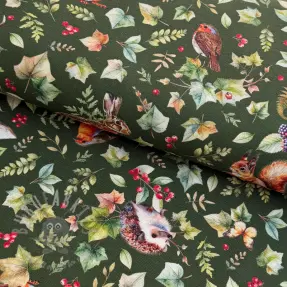 Decoration fabric premium Animal forest dream army digital print