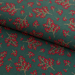 Decoration fabric premium Winter berry bloom