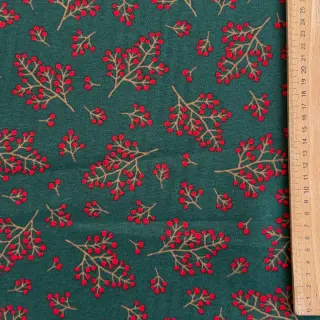 Decoration fabric premium Winter berry bloom