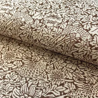 Decoration fabric GOBELIN premium Anemone art craft brown