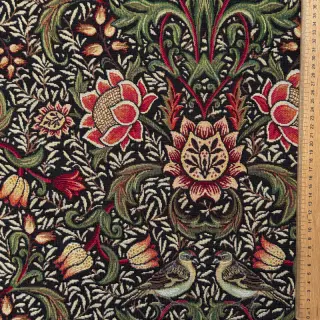 Decoration fabric GOBELIN premium Ornate art craft black