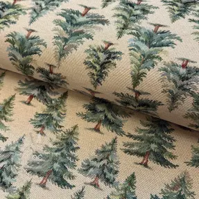 Decoration fabric GOBELIN premium Pine forest whispers