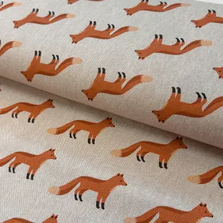 Decoration fabric Linenlook Fox parade line