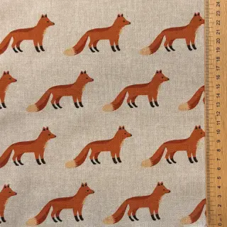 Decoration fabric Linenlook Fox parade line