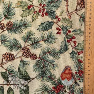 Decoration fabric GOBELIN premium Robin winter charm