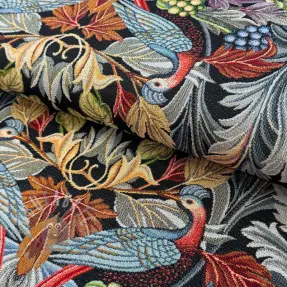 Decoration fabric GOBELIN premium Leafy paradise bird
