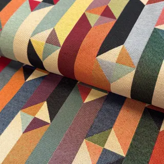 Decoration fabric GOBELIN premium Graphic prism block
