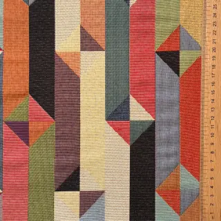 Decoration fabric GOBELIN premium Graphic prism block