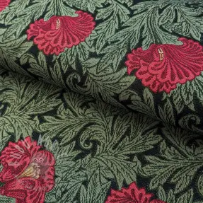 Decoration fabric GOBELIN premium Poppy art craft black