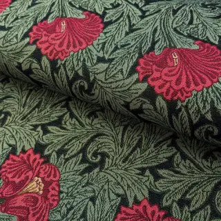 Decoration fabric GOBELIN premium Poppy art craft black