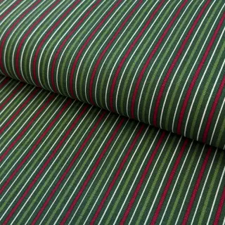 Decoration fabric premium Line Xmas stripe army