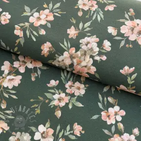 Decoration fabric premium Soft painted blossom army digital print