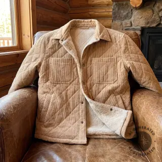 Corduroy QUILT taupe