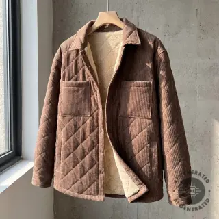 Corduroy QUILT brown
