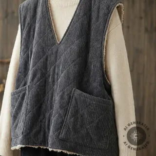 Corduroy QUILT black