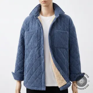 Corduroy QUILT navy