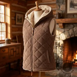 Corduroy QUILT brown