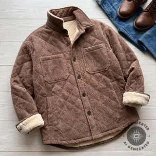 Corduroy QUILT brown