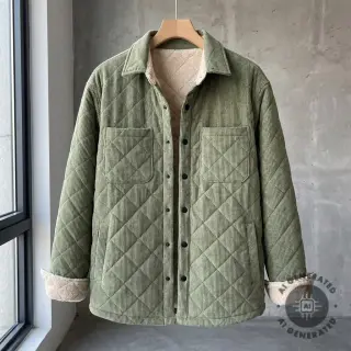 Corduroy QUILT khaki