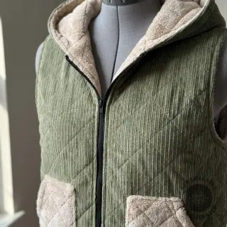Corduroy QUILT khaki