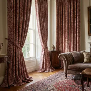 Decoration fabric GOBELIN premium Anemone art craft wine
