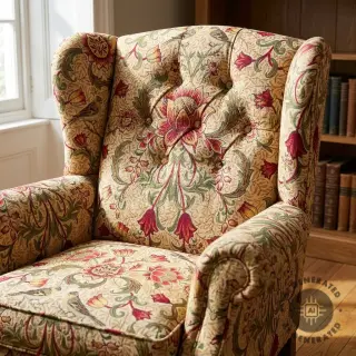Decoration fabric GOBELIN premium Ornate art craft beige