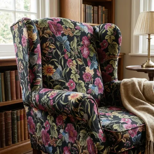 Decoration fabric GOBELIN premium Vintage flower garden