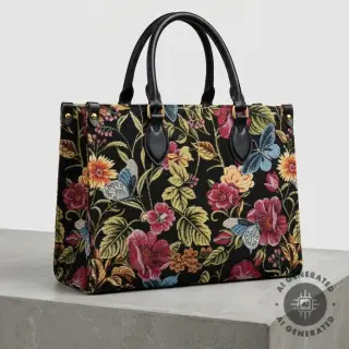 Decoration fabric GOBELIN premium Vintage flower garden