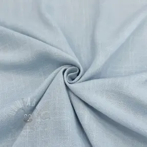 Linen viscose WASHED light blue