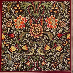Decoration fabric GOBELIN premium Graceful art craft black PANEL