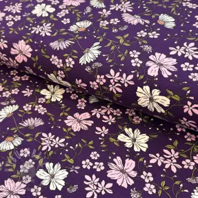 Jersey Flowers purple