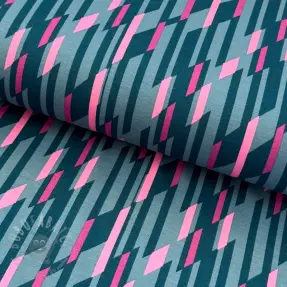 Womens fabrics PUNTA DI ROMA Abstract dark mint