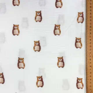 Double gauze/muslin Animals design B digital print ORGANIC