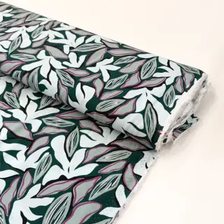 Viscose RADIANCE Abstract design dark green