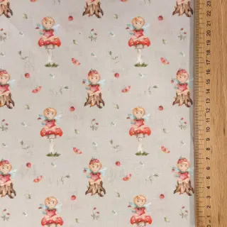 Cotton fabric Sweet elf light sand digital print