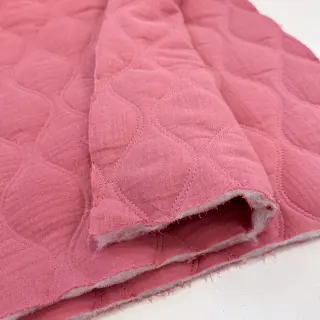 Double gauze/muslin QUILT Wave mauve