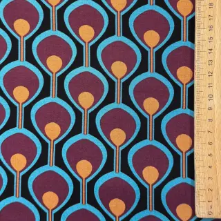 Viscose ROSELLA STRETCH Abstract black