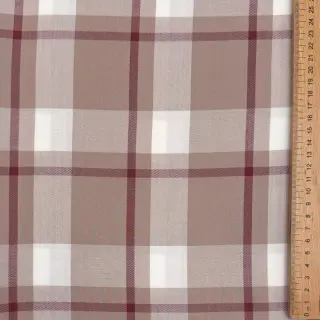 Viscose YARN DYED Check beige