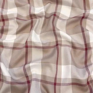 Viscose YARN DYED Check beige